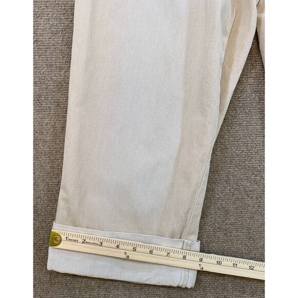 Liz Claiborne Capri Pants Womens 14 Tabitha Straight Leg Roll Cuff - Picture 5 of 10